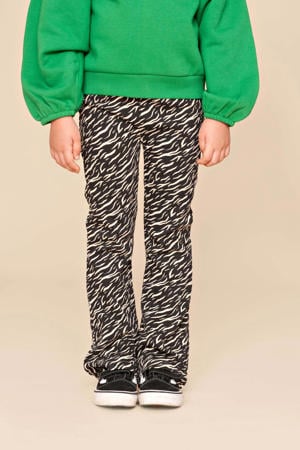 regular casual broek zwart