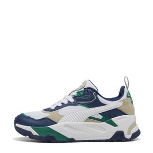 Trinity sneakers donkerblauw/wit/zand