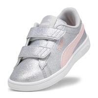 thumbnail: Puma Smash 3.0 Glitz Glam sneakers lichtgrijs/roze