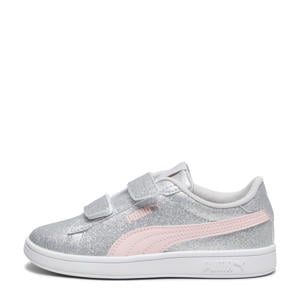 Smash 3.0 Glitz Glam sneakers lichtgrijs/roze