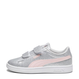 Smash 3.0 Glitz Glam sneakers lichtgrijs/roze