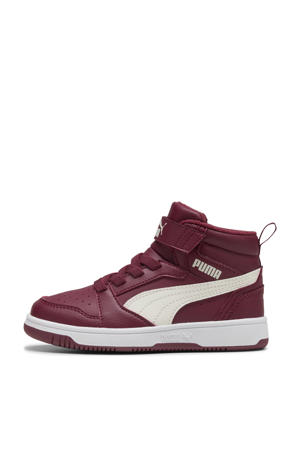 Rebound V6 Mid sneakers donkerrood/wit