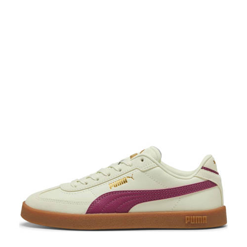 Puma Puma Club II Era sneakers ecru/rood Jongens/Meisjes Leer Meerkleurig - maat 39 afbeelding