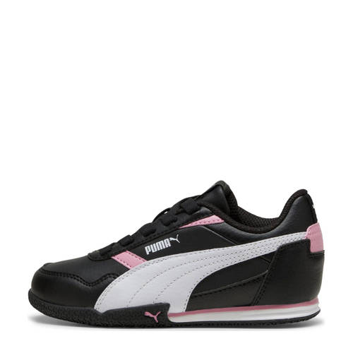 Puma sneakers zwart/wit/roze Jongens/Meisjes Imitatieleer Meerkleurig - maat 33 afbeelding