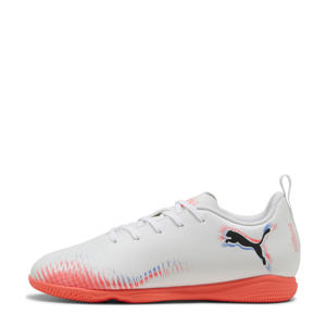 Future 8 Play junior zaalvoetbalschoenen  wit/zwart/rood