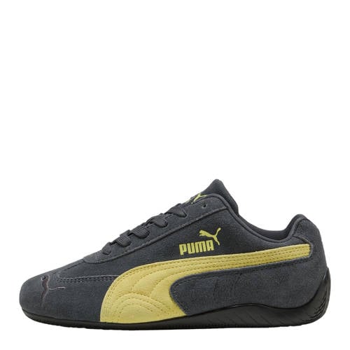 Puma Speedcat sneakers grijs/geel Jongens/Meisjes Suede Meerkleurig - maat 36 afbeelding