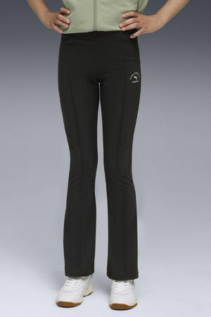 flared legging zwart
