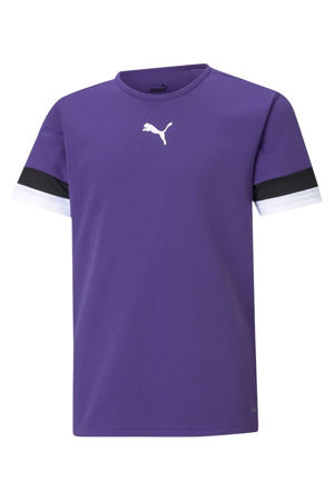 junior voetbalshirt paars/zwart