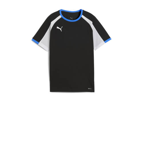 Puma voetbalshirt zwart Sport t-shirt Jongens/Meisjes Polyester Ronde hals - maat 152 afbeelding
