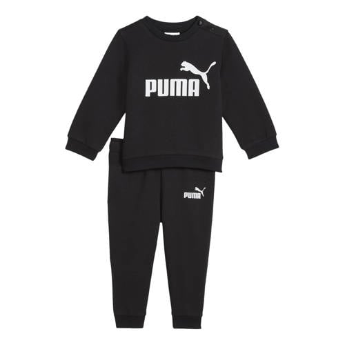 Puma joggingpak zwart Jongens/Meisjes Katoen Ronde hals Logo