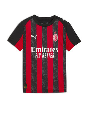 junior Ac Milan voetbalshirt rood/zwart
