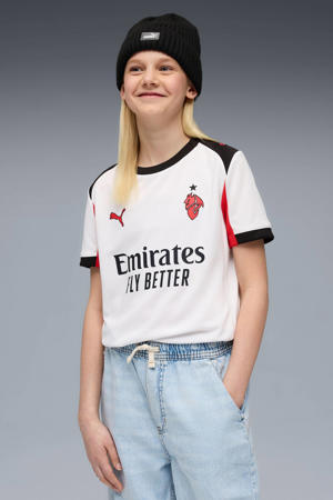 junior AC Milan voetbalshirt wit/rood/zwart