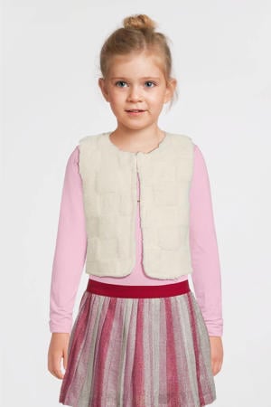 teddy gilet ecru