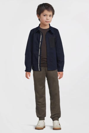 denim overhemd dark blue denim