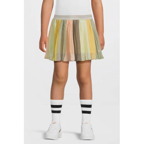 Quapi plissé rok multi Meisjes Polyester Streep