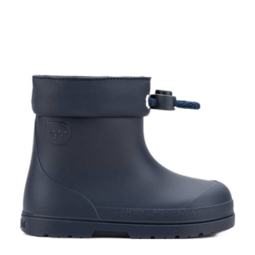 Igor regenlaarzen donkerblauw Jongens/Meisjes Rubber Effen