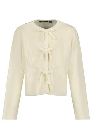 cardigan ecru gebreid