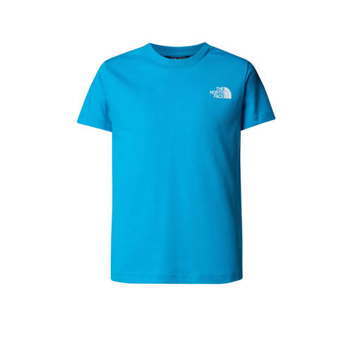 The North Face T-shirt Box NSE blauw Jongens/Meisjes Katoen Ronde hals - maat 176/188 afbeelding