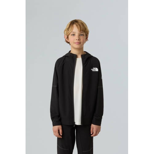 The North Face trainingsjack Mountain Athletics zwart Vest Jongens/Meisjes Polyester Capuchon