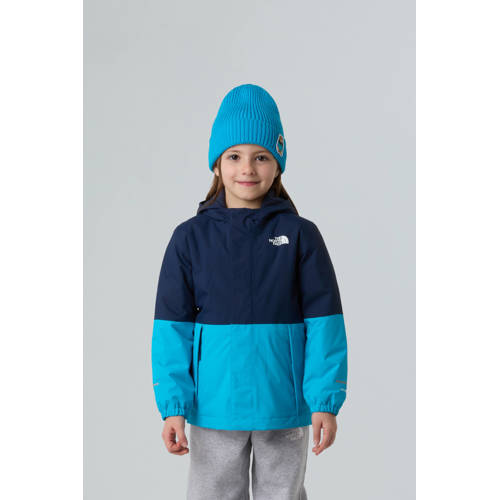 The North Face jas Antora blauw Jongens/Meisjes Polyester Capuchon Meerkleurig - maat 122 afbeelding