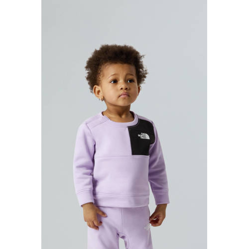The North Face fleece joggingpak lila Sweater Paars Effen