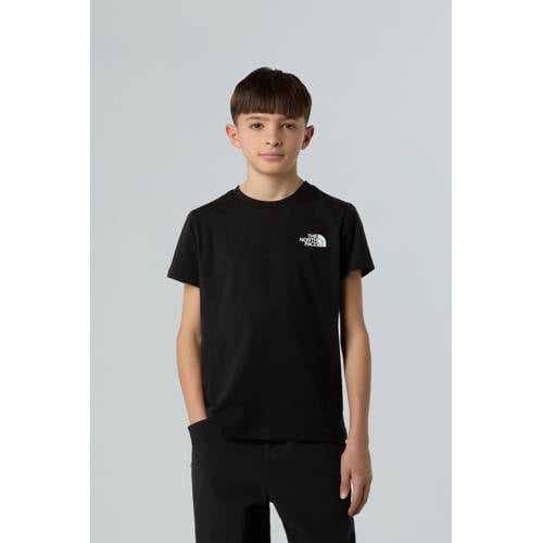 The North Face T-shirt Box NSE zwart Jongens/Meisjes Katoen Ronde hals - maat 170/176 afbeelding