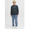JACK & JONES JUNIOR relaxed high waist loose fit jeans medium blue denim