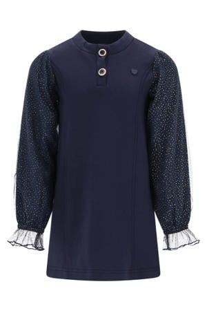korte jurk donkerblauw