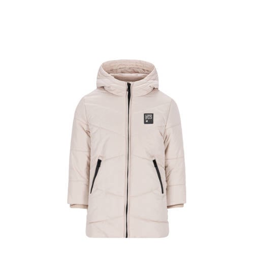 Like Flo gewatteerde jas beige Meisjes Polyester Capuchon Effen - maat 158/164 afbeelding
