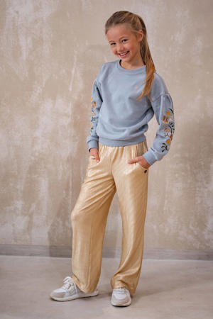 loose casual broek goud