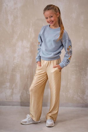 loose casual broek goud