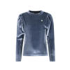 Like Flo fluwelen blousetop blauw