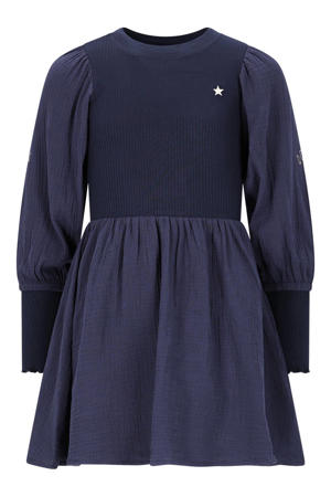 korte jurk donkerblauw