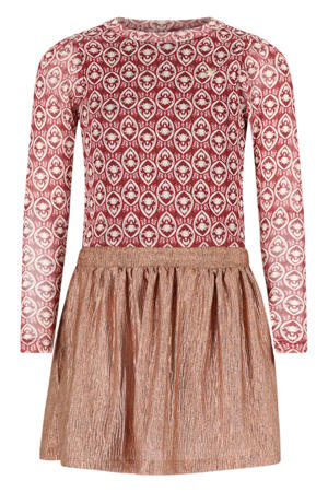 midi jurk rood