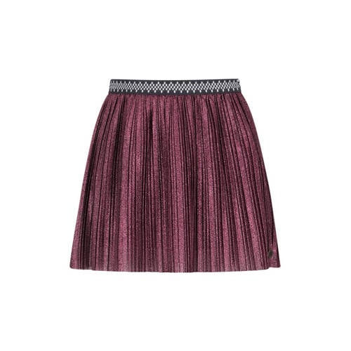 Like Flo korte rok met glitter rood Meisjes Polyester Effen - maat 110 afbeelding