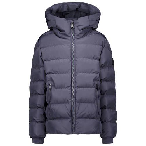 Airforce gewatteerde jas donkerblauw Jongens Polyester Capuchon Effen - maat 140 afbeelding
