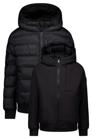 reversible jas zwart