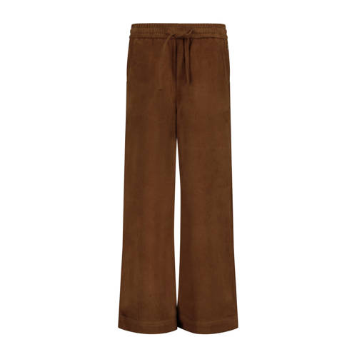 LEVV Little regular casual broek bruin Meisjes Katoen Effen - maat 104 afbeelding