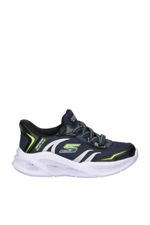 Hands Free Slip-In S-Lights sneakers met lichtjes donkerblauw