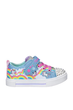 sneakers met lichtjes blauw/roze