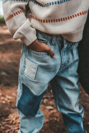 thumbnail: Your Wishes waist regular fit jeans medium blue denim