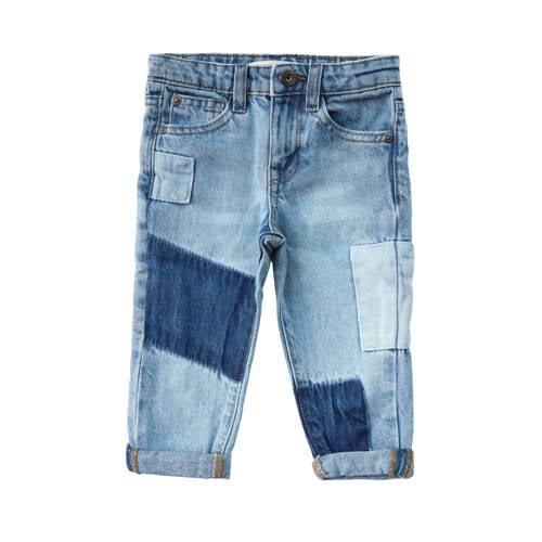 Your Wishes waist regular fit jeans medium blue denim Blauw Meerkleurig - maat 110 afbeelding