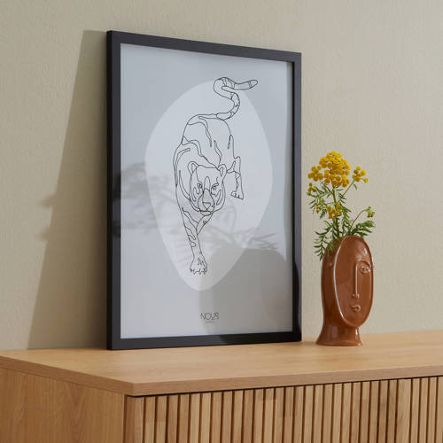 NOUS Living fotolijst Sam (40x50 cm) Zwart | Fotolijst van NOUS Living afbeelding