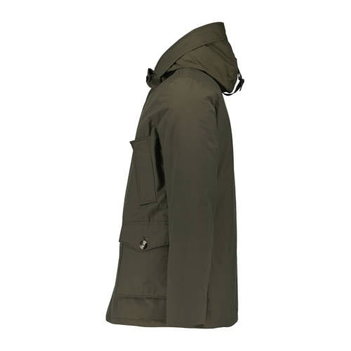 Airforce winterjas Groen Jongens Polyester Capuchon Effen