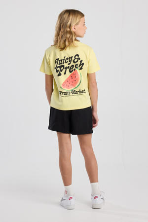 T-shirt lichtgeel