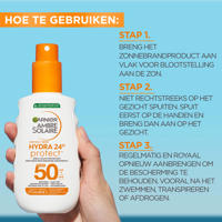 thumbnail: Garnier Ambre Solaire Hydra 24H Protect Zonnebrandspray - SPF50 - 150ml