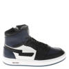 Red Code leren sneakers donkerblauw