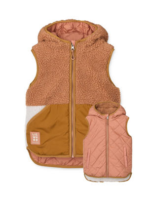 teddy reversible jas camel
