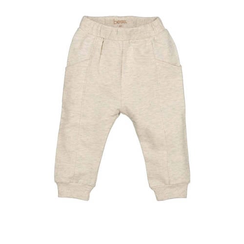 BESS regular casual broek beige Jongens Stretchkatoen Effen
