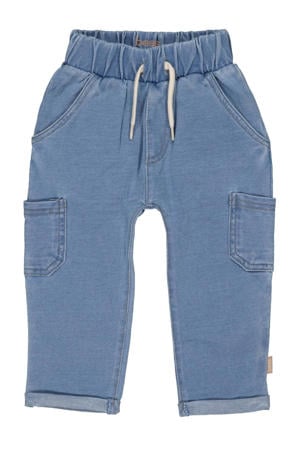 regular waist regular fit jog denim stonewashed